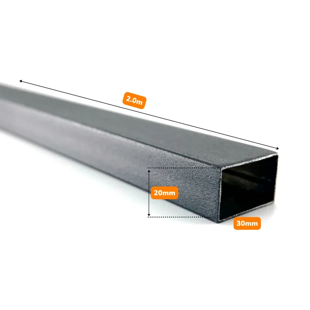 Mounting systems Rectangular tube, product render